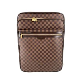 Louis Vuitton-LOUIS VUITTON  Travel bags T.  Leather-Brown