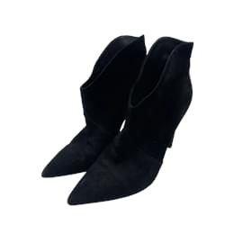 Saint Laurent-SAINT LAURENT  Ankle boots T.EU 41 Suede-Black