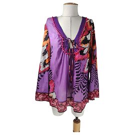 Blusa Hale Bob in cotone e seta M Multicolore