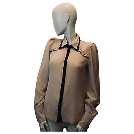 Seidenbluse von Tara Jarmon Beige