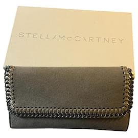 Stella Mc Cartney-Portafoglio Falabella Stella McCartney grigio-Grigio