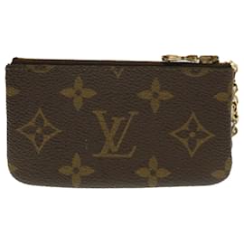 Louis Vuitton-LOUIS VUITTON Monogram Pochette Cles Coin Purse M62650 LV Auth 39798-Other