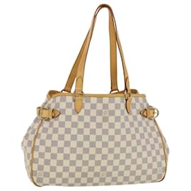 Louis Vuitton-LOUIS VUITTON Damier Azur Batignolles Bolsa de asas horizontal N48172 LV Auth 40025-Otro