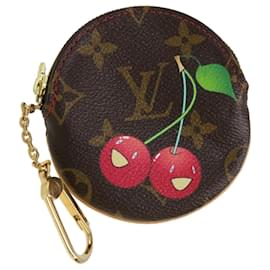 Louis Vuitton-LOUIS VUITTON Monogram Cherry Porte Monnaie Ron Coin Purse M95043 LV Auth ac1922-Other