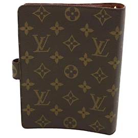 Louis Vuitton-LOUIS VUITTON Monogram Agenda MM Day Planner Cover R20105 LV Auth 39996-Other
