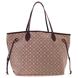 Louis Vuitton-LOUIS VUITTON Monogram Idylle Neverfull MM Tote Bag Sepia M40515 LV Auth yk6365-Other