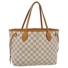 Louis Vuitton-LOUIS VUITTON Damier Azur Neverfull PM Tote Bag N41362 LV Auth 40028-Other