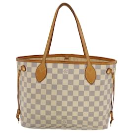 Louis Vuitton-LOUIS VUITTON Damier Azur Neverfull PM Tote Bag N41362 LV Auth 40028-Other