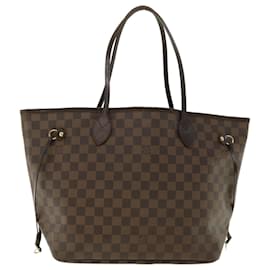 Louis Vuitton-LOUIS VUITTON Damier Ebene Neverfull MM Tote Bag N51105 LV Auth 39736-Other