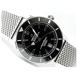 Breitling-BREITLING Superocean Heritage B20 automatic 46 black Mens-Silvery