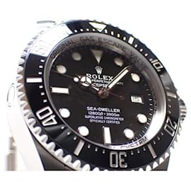 Rolex-ROLEX Sea-Dweller Deepsea schwarz Art.-Nr.126660 21 gekaufte Herren-Silber