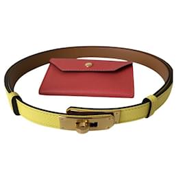 Hermès-Belts-Red,Yellow