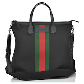 Gucci-Gucci Tote Bag Black Man Technocanvas Zip Mod. 619751 kwt extension7N 1060-Black