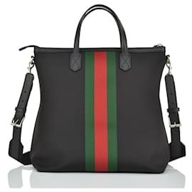 Gucci-Gucci Tote Bag Black Man Technocanvas Zip Mod. 619751 kwt extension7N 1060-Black