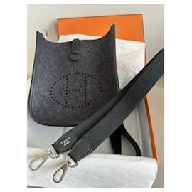 Hermès-Handbags-Black,Dark grey
