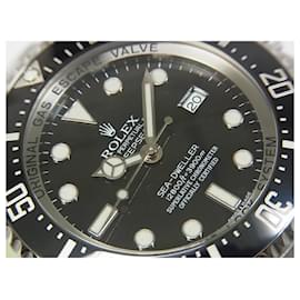 Rolex-ROLEX Sea-Dweller Deepsea black Ref.116660 V series Genuine Mens-Silvery