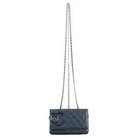 Chanel-Bag wallet on Chanel Chain-Grey