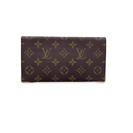 Louis Vuitton-Vintage Monogram Canvas Porte Chequier Checkbook Wallet-Brown