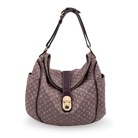Louis Vuitton-Pink Burgundy Idylle Sepia Canvas Romance GM Hobo Bag-Pink