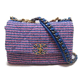 Chanel-2023 tweed 19 flap bag-Multiple colors