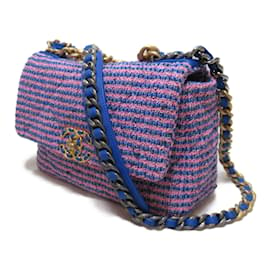 Chanel-2023 tweed 19 flap bag-Multiple colors