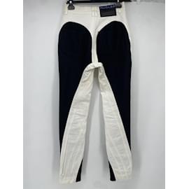 Thierry Mugler-MUGLER  Trousers T.fr 36 cotton-White
