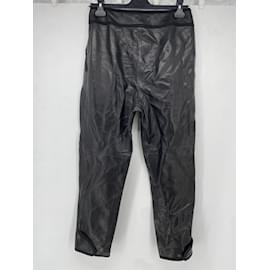 Givenchy-GIVENCHY  Trousers T.fr 36 Leather-Black