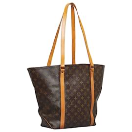 Louis Vuitton-Louis Vuitton Brown Monogram Sac Shopping-Brown