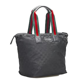 Gucci-GG Canvas Tote Bag 131231-Schwarz