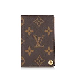 Louis Vuitton-Monogram Pression Card Holder M60937-Brown