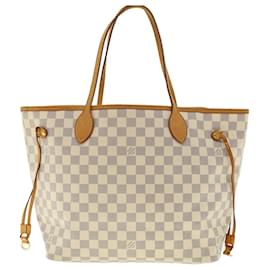 Louis Vuitton-LOUIS VUITTON Damier Azur Neverfull MM Tote Bag N41605 LV Auth fm2181-Other
