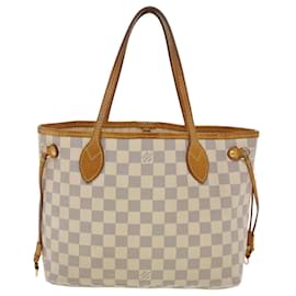 Louis Vuitton-LOUIS VUITTON Damier Azur Neverfull PM Tote Bag N41362 LV Auth 40027-Other