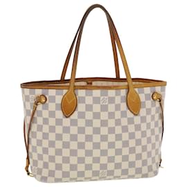 Louis Vuitton-LOUIS VUITTON Damier Azur Neverfull PM Tote Bag N41362 LV Auth 40024-Other