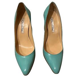 Oscar de la Renta Talons Turquoise