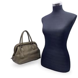 Fendi-Sac à main sac à main Selleria en cuir vert militaire-Vert