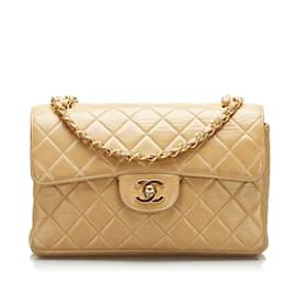 Chanel-Small Classic Single Flap Bag-Beige