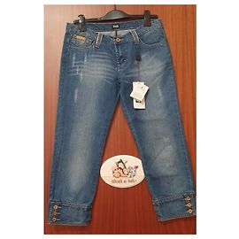 Jeans Dolce & Gabbana Azul Claro Algodão Azul claro