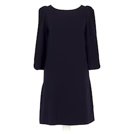 Claudie Pierlot-Robe-Bleu Marine