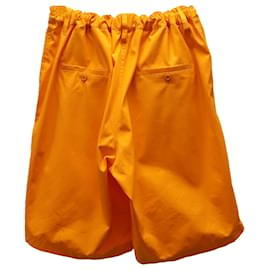 Balenciaga-Balenciaga Short en Coton Orange-Orange