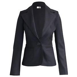 Einreihiger Blazer von Valentino Garavani aus schwarzer Wolle Schwarz