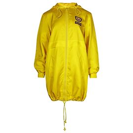 Moschino Couture Manteau Teddy Bear en Polyamide Jaune Jaune