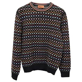 Missoni-Missoni Crewneck Sweater in Multicolor Wool-Other