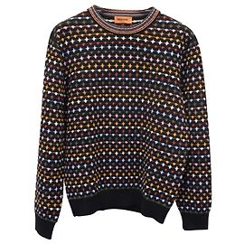 Pull ras du cou Missoni en laine multicolore Autre