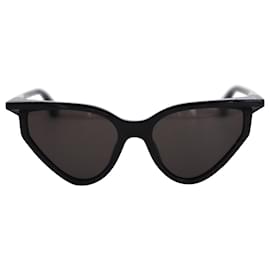 Balenciaga-Balenciaga Rim Cat Sonnenbrille aus schwarzem Nylon-Schwarz