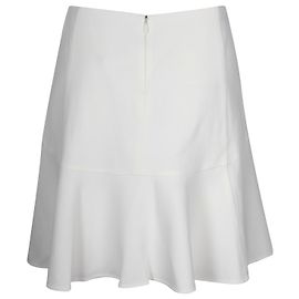 Chloé Chloe Flared Mini Skirt in White Acetate White