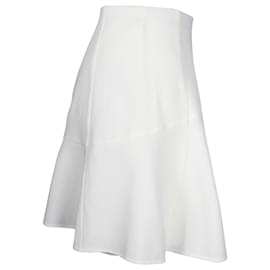 Chloé-Mini-jupe évasée Chloe en acétate blanc-Blanc