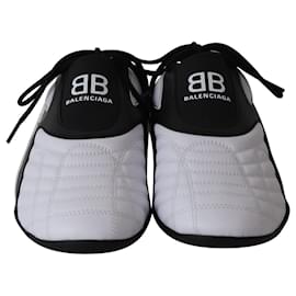 Balenciaga-Balenciaga Zen Sneakers in White/Black Synthetic-White
