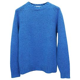 Gabriela Hearst Daniel Pullover aus blauem Kaschmir Blau
