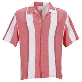 Autre Marque-Casablanca Stripe Button Down Shirt in Red Print Linen-Other
