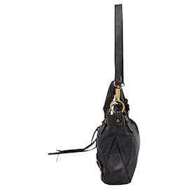 Balenciaga-Balenciaga City Bag in Black Leather-Black